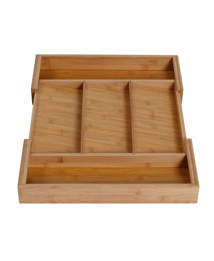 Honey Can Do Adjustable 5 Compartments Drawer Organizer Macy's