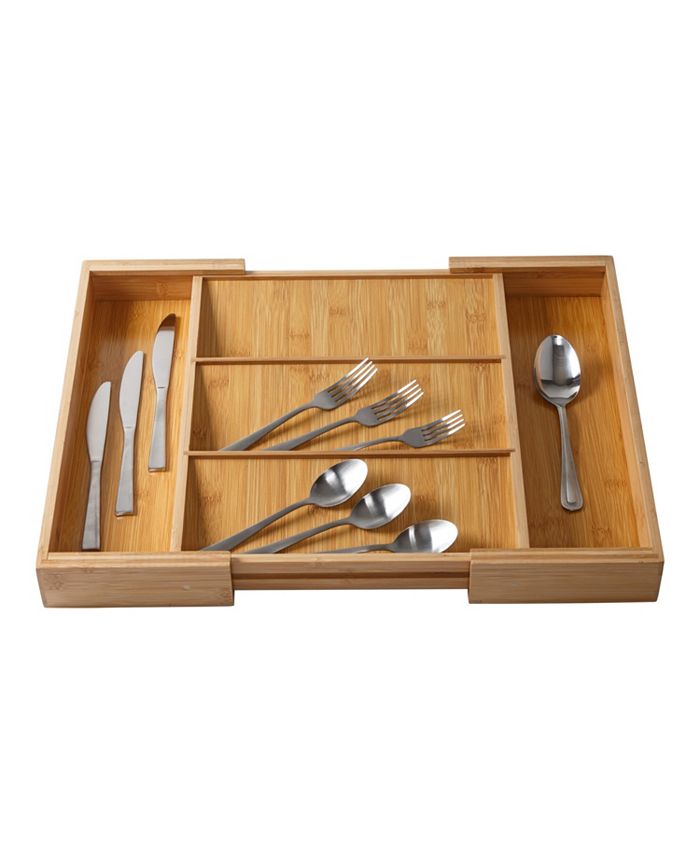 Honey Can Do Adjustable 5 Compartments Drawer Organizer Macy's