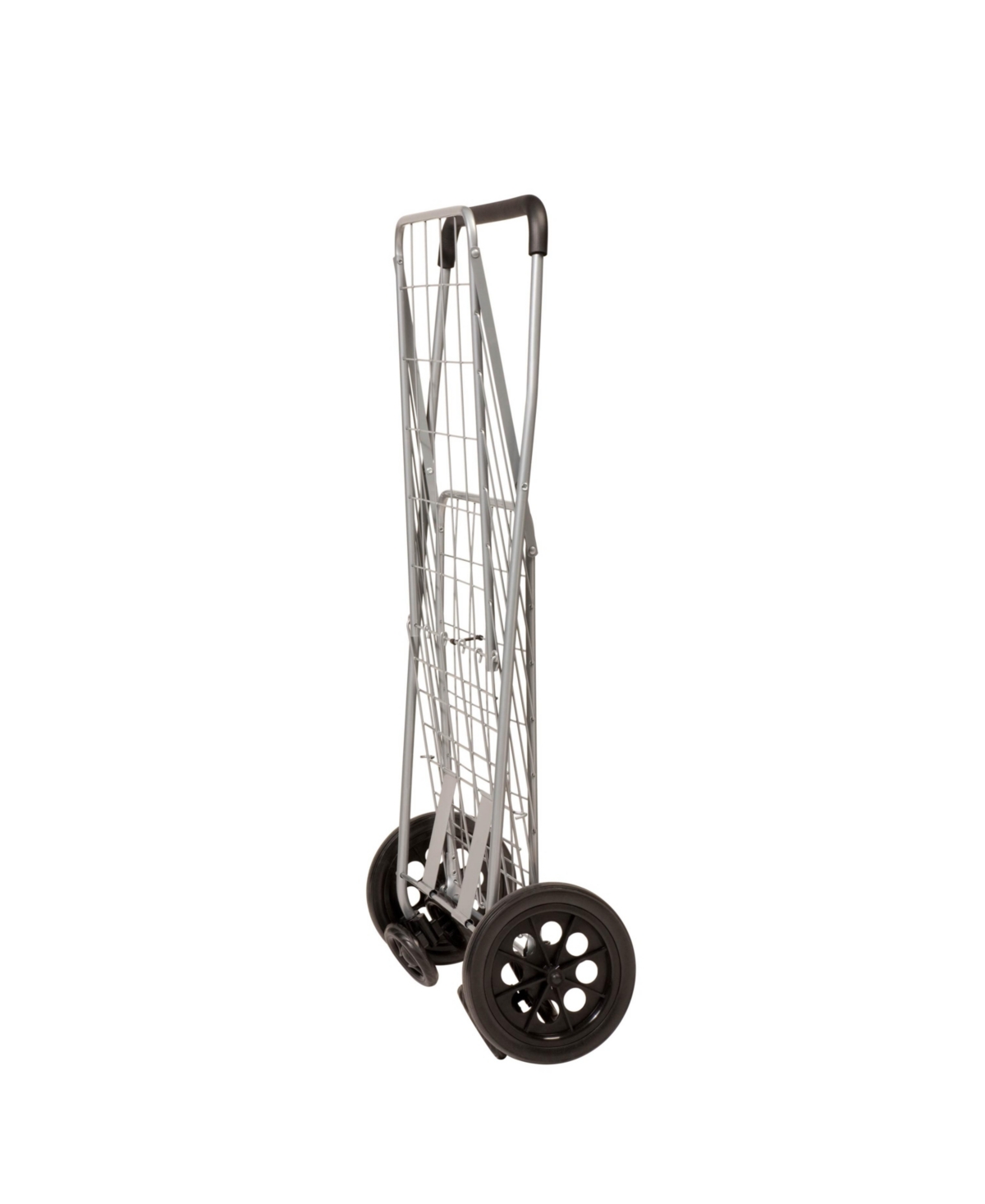 Shop Honey Can Do 4 Wheel Folding Utility Cart In Silver-tone