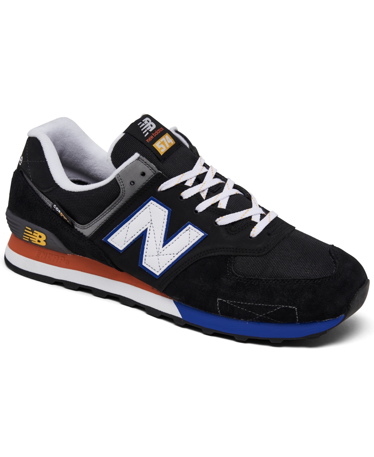 New Balance Men's 574 Casual Sneakers From Finish Line In Black ModeSens