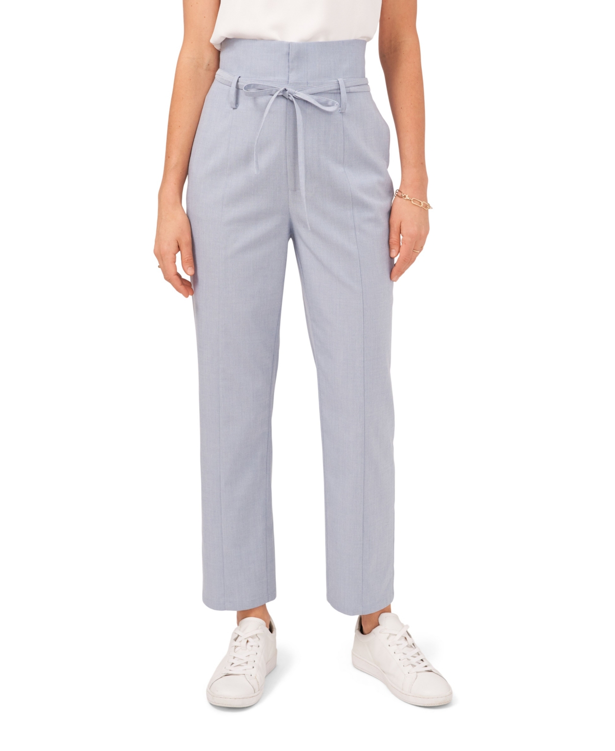  1.state Women's Paper Bag Pants with Self Tie