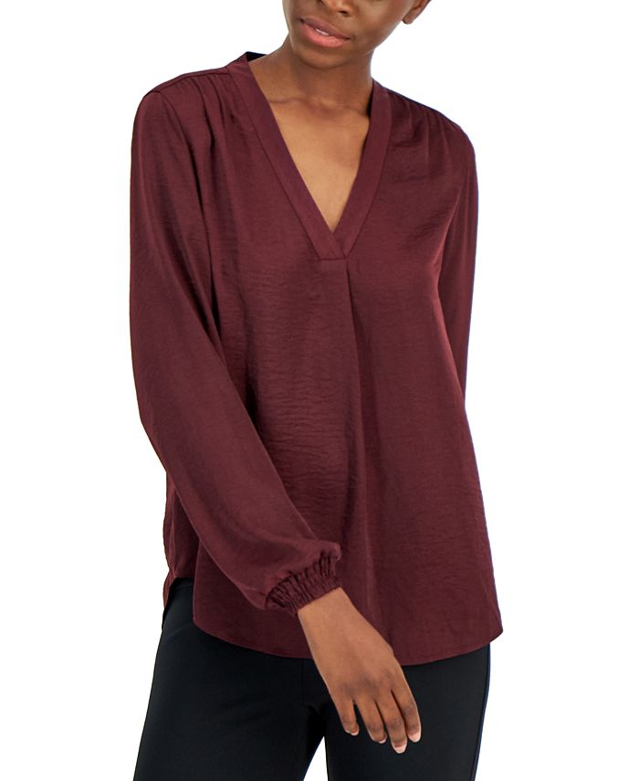 Alfani petite tops online macys