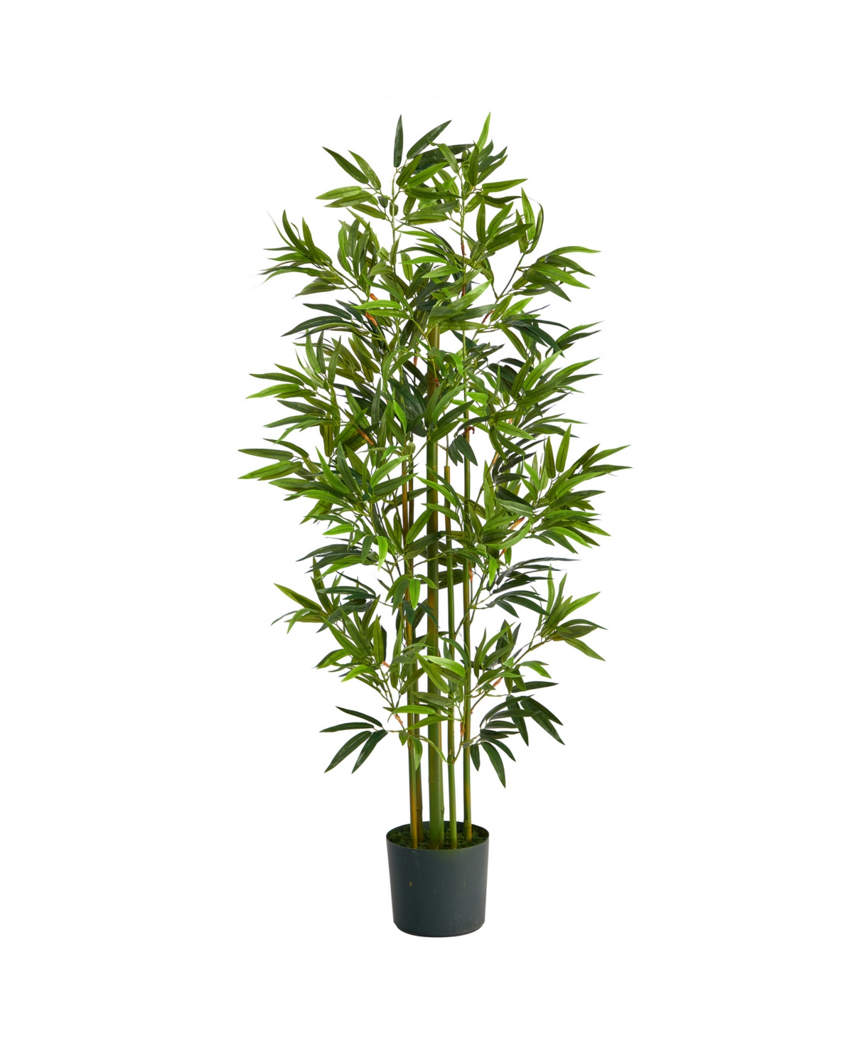 Nearly Natural Bamboo Artificial Tree, 5' In Green