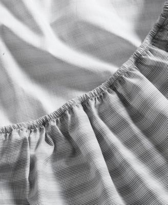 Michael Plaid Cotton Percale 4-Piece Sheet Set, King