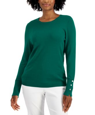Green Petite Sweaters for Women - Macy's