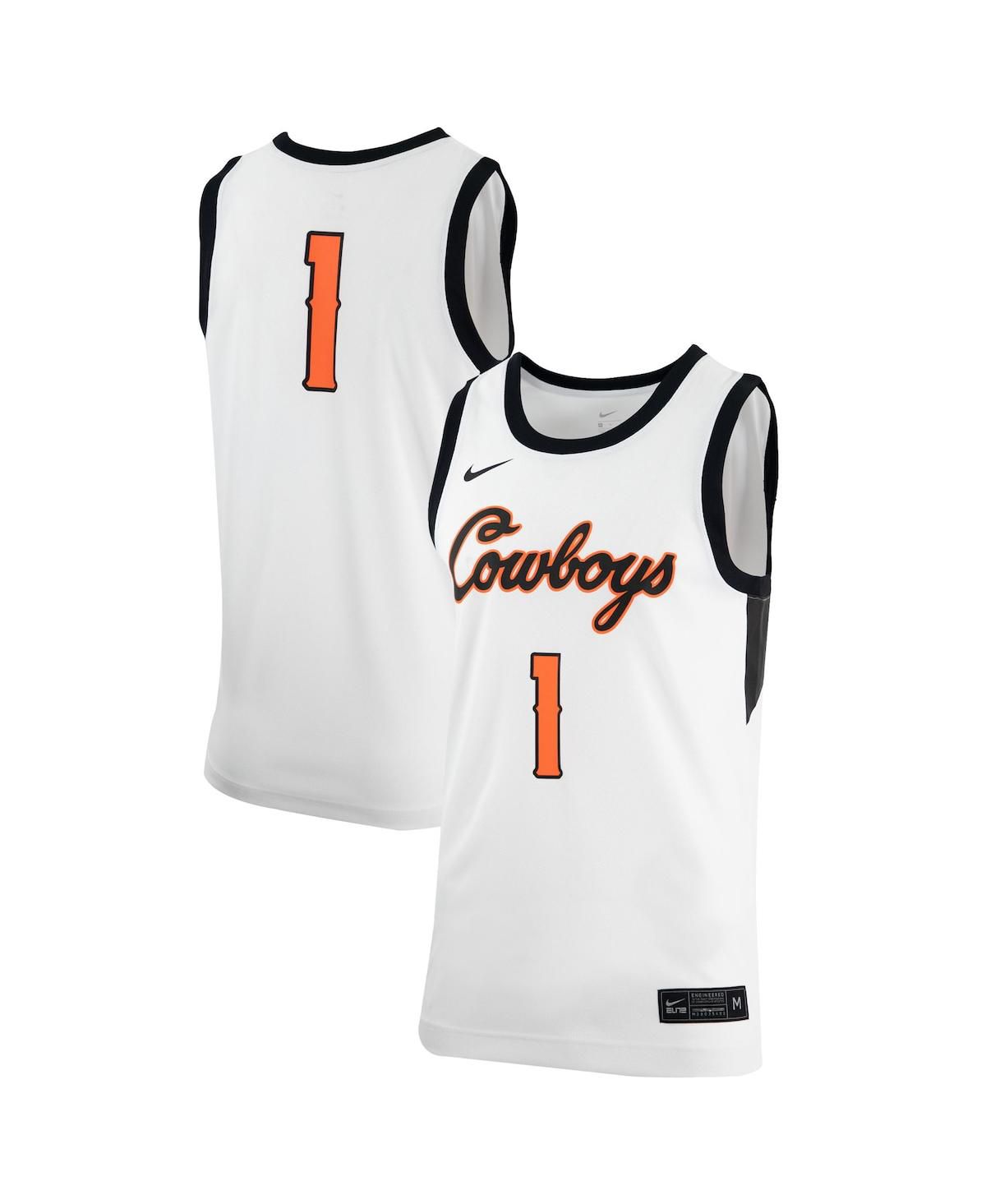 Мужская белая штата Оклахома ковбои ретро реплика баскетбол Джерси