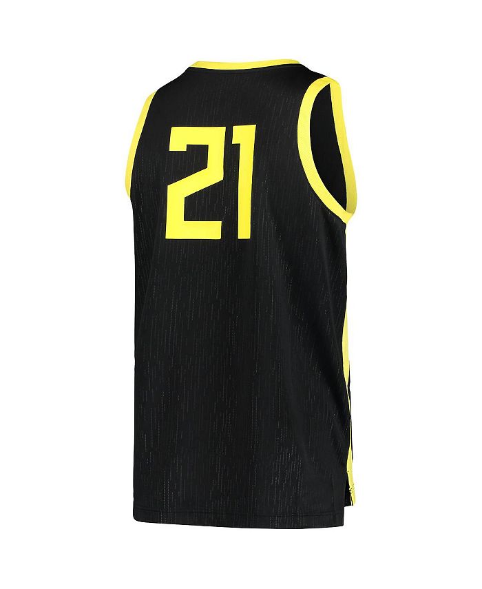 Nike Men's #21 Black Oregon Ducks Team Replica Basketball Jersey - Macy's