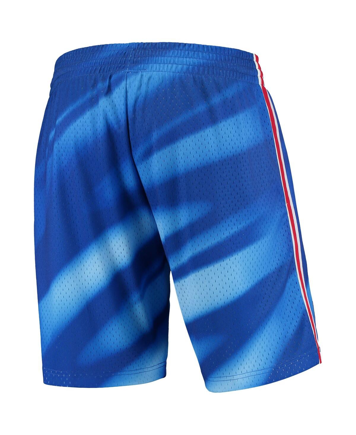 Men's Mitchell & NessNew Jersey Nets Hardwood Classics Swingman Shorts - Blue