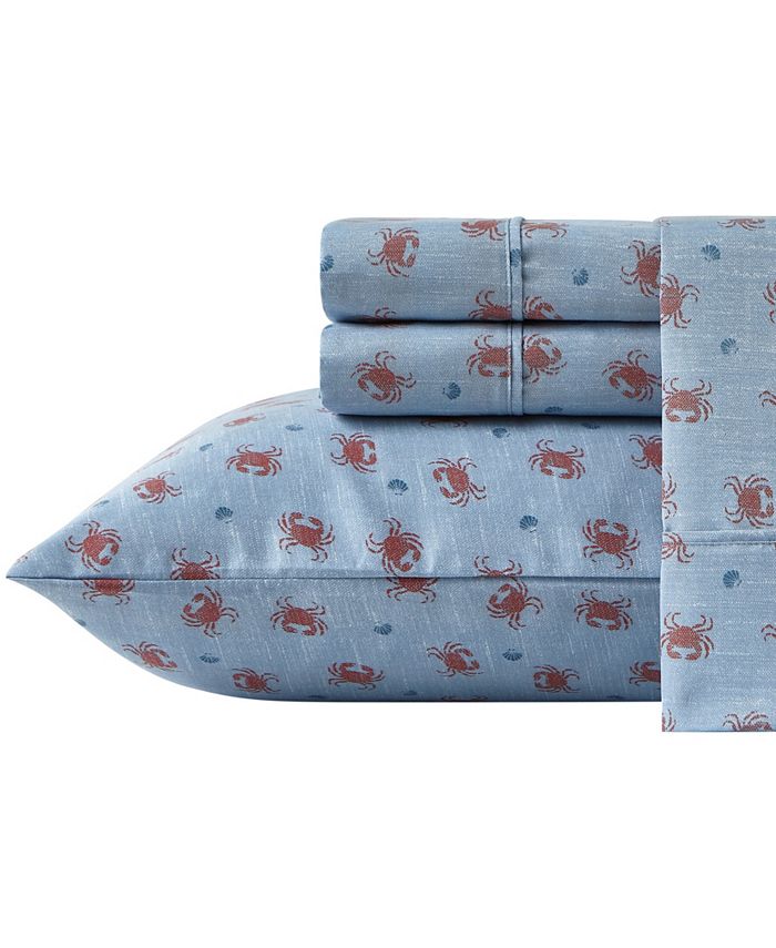 Nautica Mirelong Kooltex Performance 4Piece Sheet Set, King & Reviews Sheets & Pillowcases