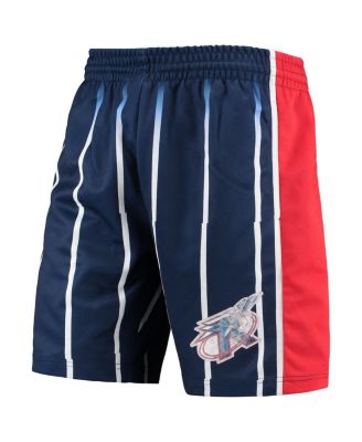 Men's Blue Houston Rockets 1996 Hardwood Classics 75th Anniversary Swingman Shorts