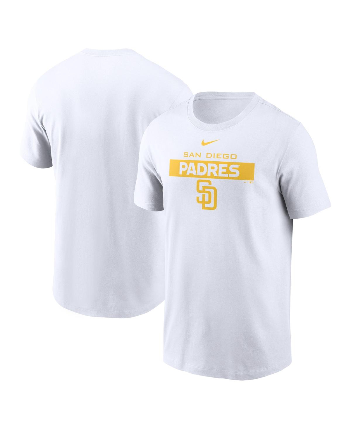 Nike Men's  White San Diego Padres Team T-shirt