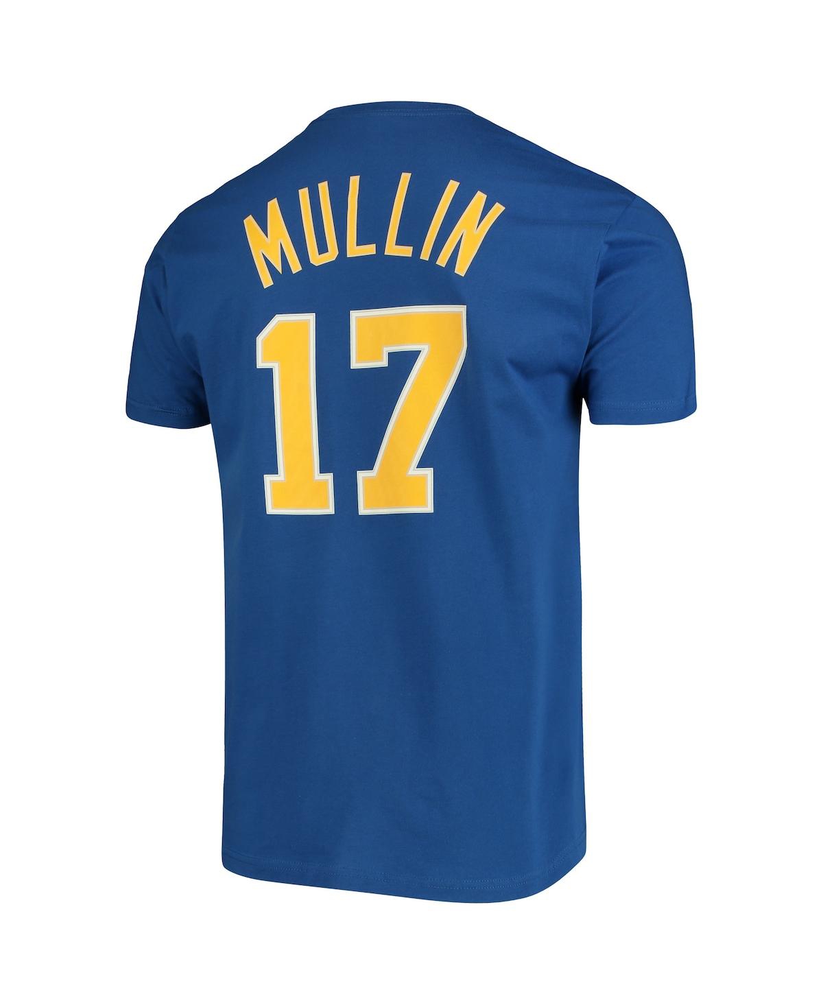 Mitchell & Ness Chris Mullin Royal Golden State Warriors Hardwood Classics Name & Number Team T-shir In Royal