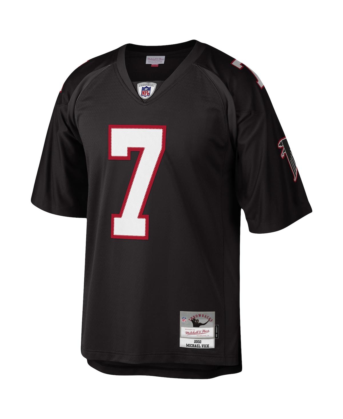Men's Mitchell & Ness Michael VickAtlanta Falcons Legacy Replica Jersey - Black
