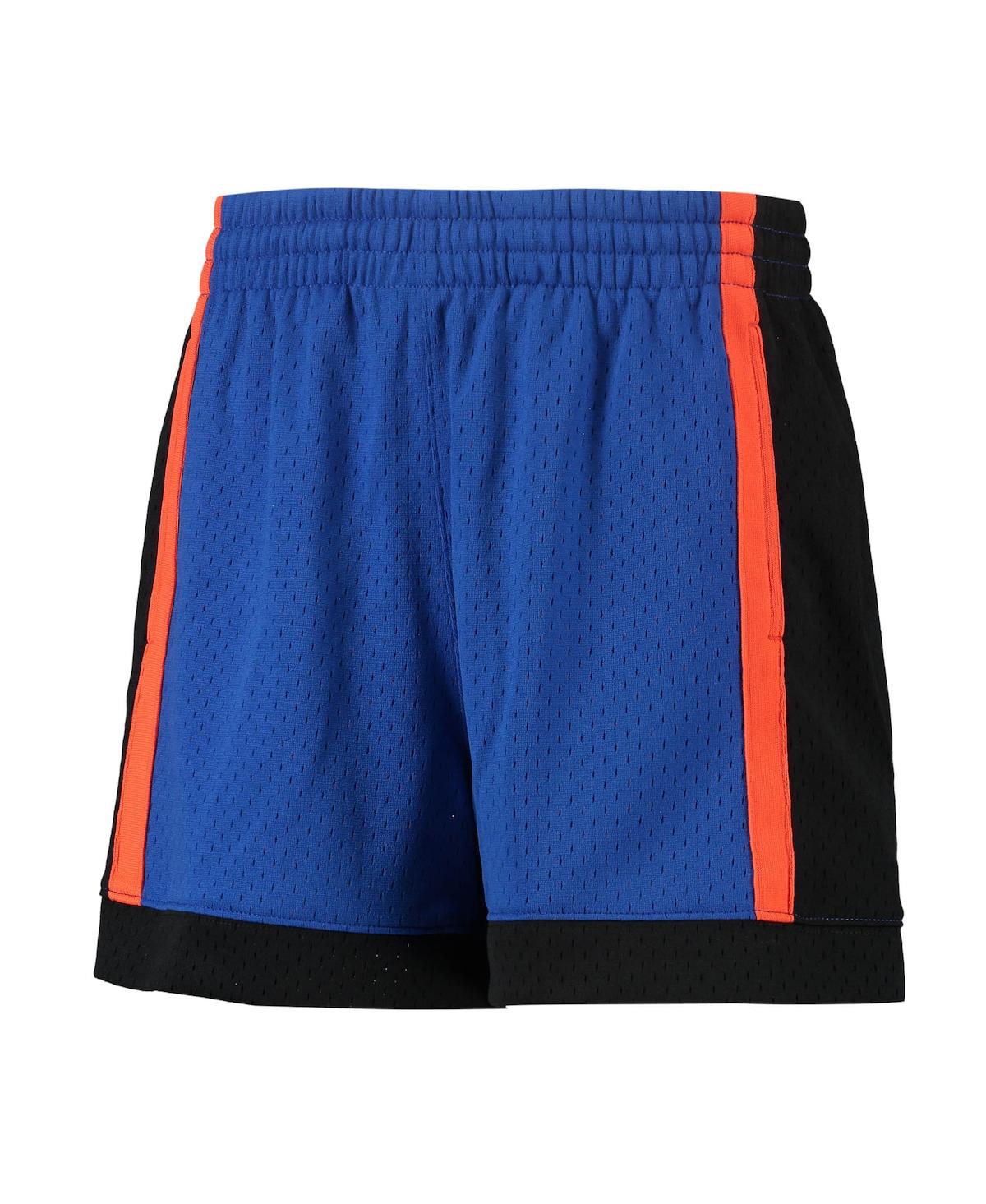 Shop Mitchell & Ness Women's  Royal New York Knicks Jump Shot Shorts
