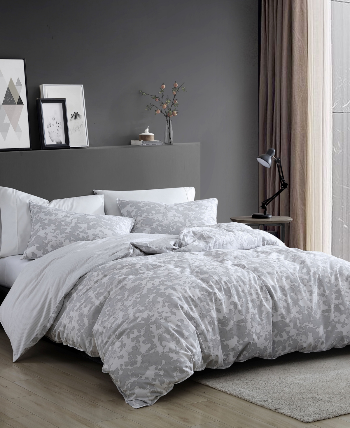 Kenneth Cole New York Merrion Cotton 2 Piece Duvet Cover Set