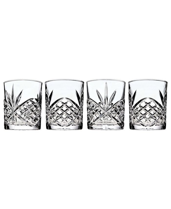 Godinger Dublin Double Old Fashioned Glasses Set, 4 Pieces Macy's