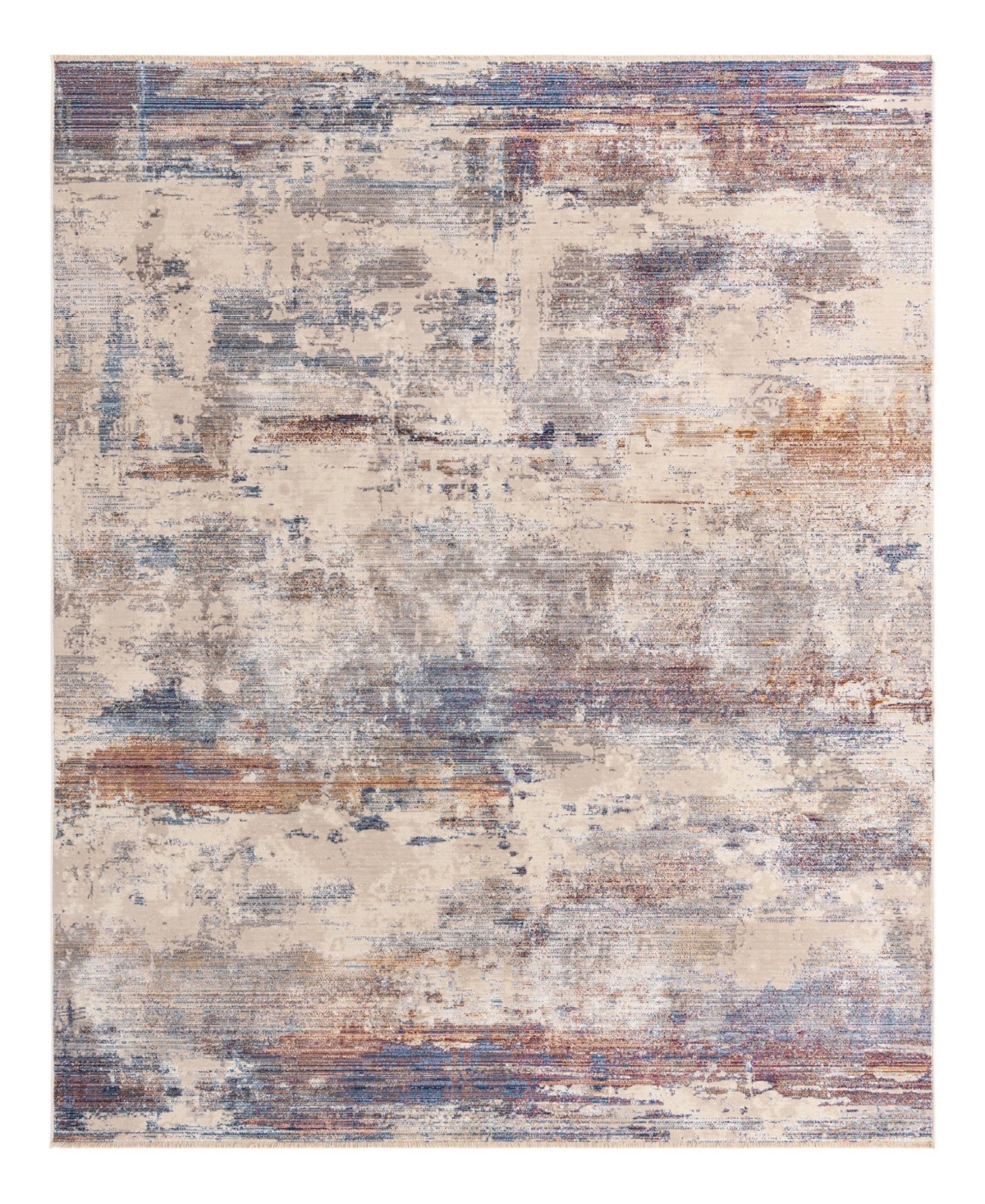Bayshore Home High-Low Pile Iyer IYE18 7'10in x 9'8in Area Rug - Multi