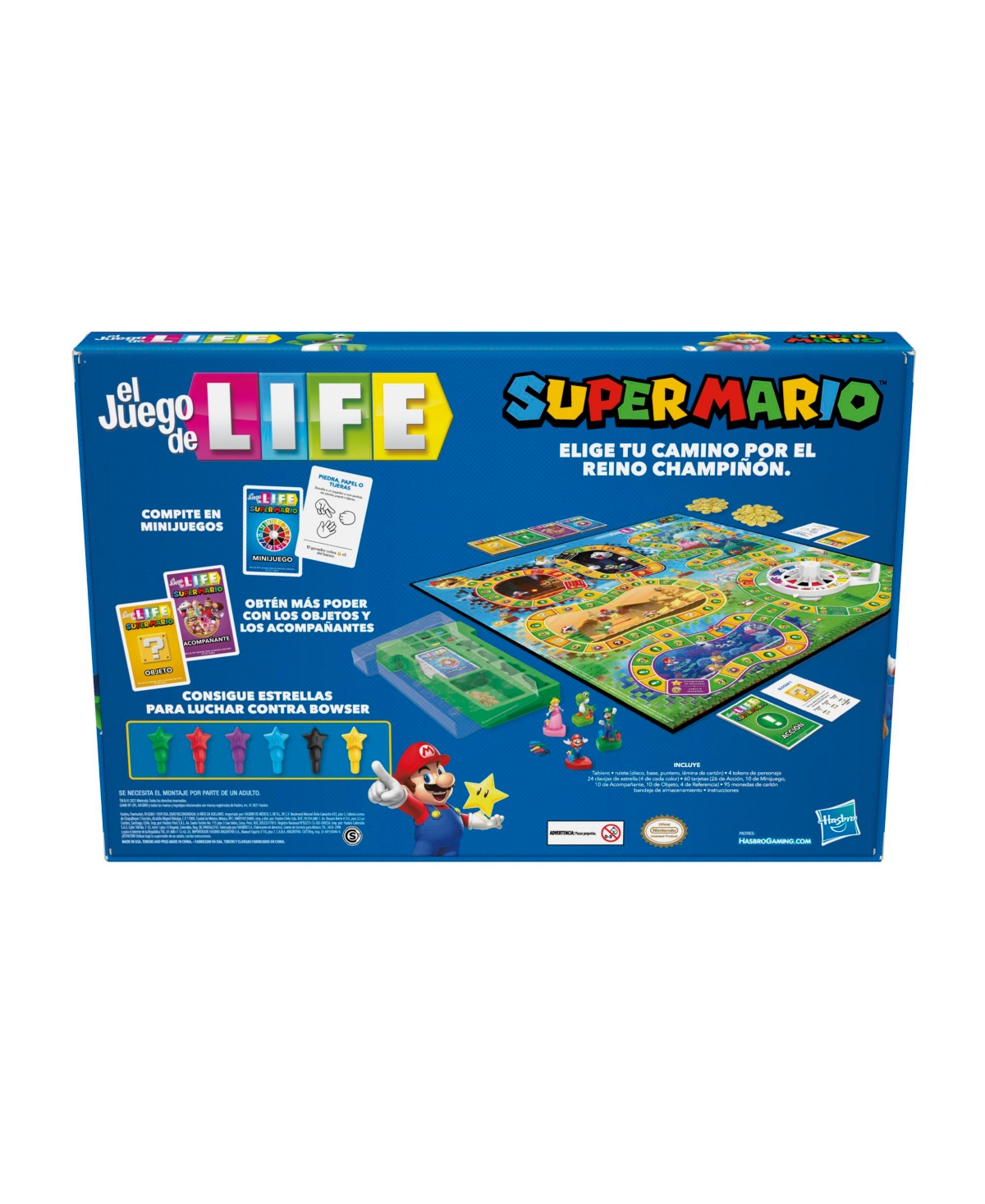 Hasbro Gaming Hasbro Game Of Life Super Mario In No Color