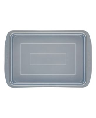 GoldenBake Bakeware Nonstick Rectangular Cake Pan with Lid, 9-Inch x 13-Inch, Gray