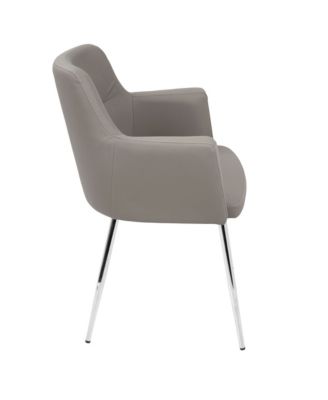 Andrew Contemporary Dining Accent Chair, 2 Piece Set