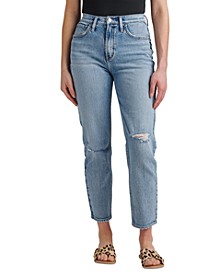 Highly Desirable High-Rise Straight-Leg Jeans