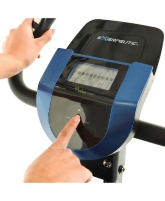 Exerpeutic 975 XLS Bluetooth Folding Upright Exercise Bike with MyCloudFitness App