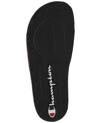 Champion Big Kids IPO Smile Slide Sandals from Finish Line