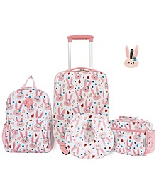 Kid's Hard Side Carry-On Spinner 5 Piece Luggage Set