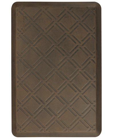 WellnessMats 3' x 2' Motif Moire Antique Floor Mat