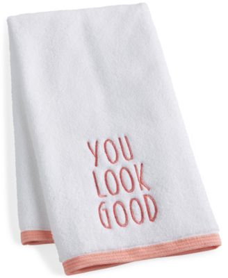 Charter Club - You Look Good Hand Towel, Created for Macy's
