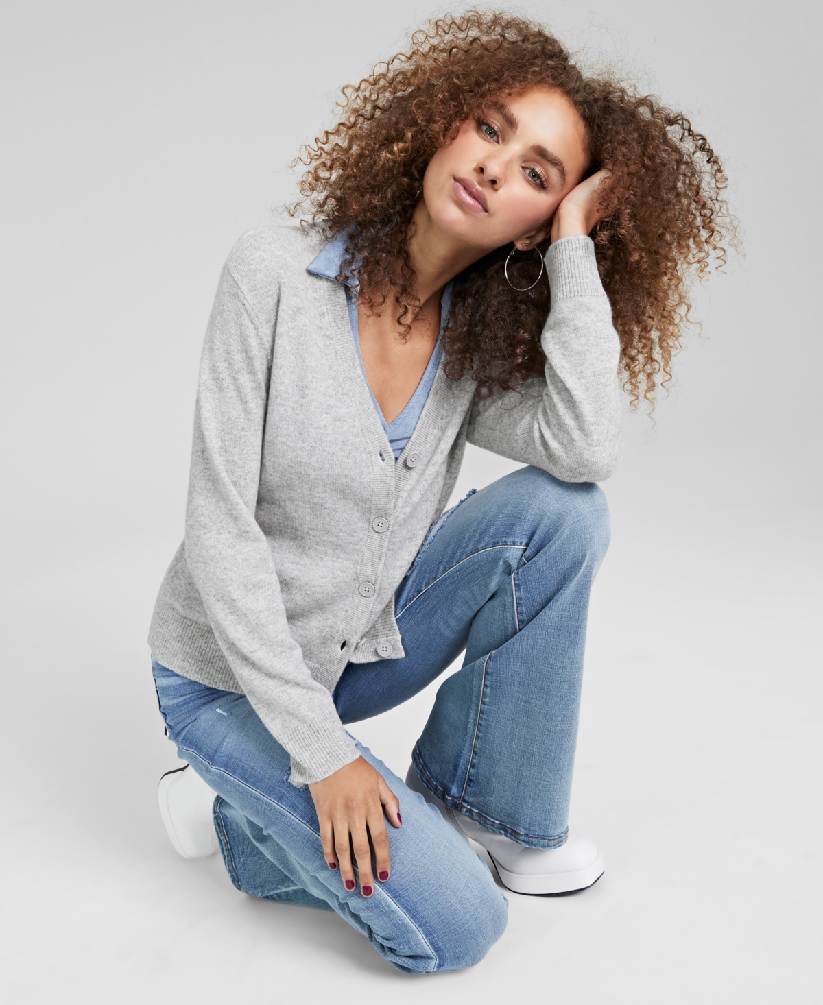 Charter Club Petite Cashmere Cardigan Sweater Created for Macy s Crantini Smart Closet
