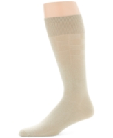 Perry Ellis Men's Socks, Single Pack Triple S Men's Socks - Tawny