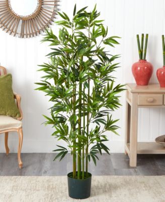 Bamboo Artificial Tree, 5'
