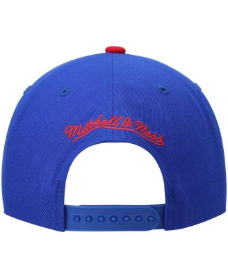 Men's Blue and Red Sacramento Kings Hardwood Classics Team Two-Tone 2.0 Snapback Hat