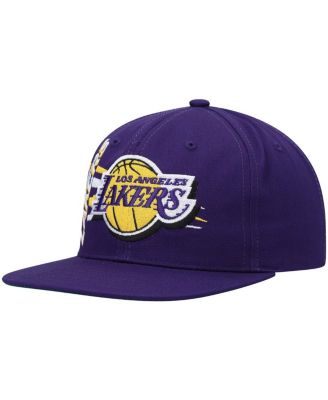 Men's Purple Los Angeles Lakers Retro Bolt Deadstock Snapback Hat