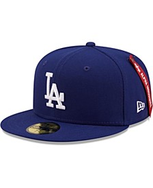 Men's X Alpha Industries Royal Los Angeles Dodgers 59Fifty Fitted Hat