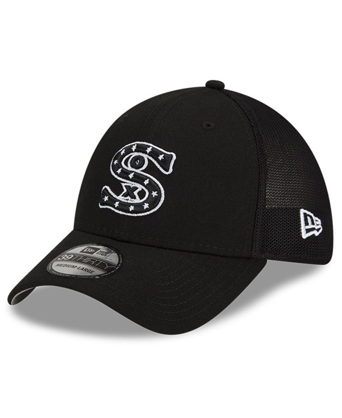 New Era Black Chicago White Sox 2022 Batting Practice 39thirty Flex Hat In Black