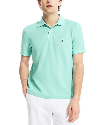 Nautica Men's Sustainably Crafted Classic-Fit Deck Polo Shirt & Reviews ...