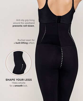 Leonisa Women's Extra High Waisted Firm Compression Leggings & Reviews ...