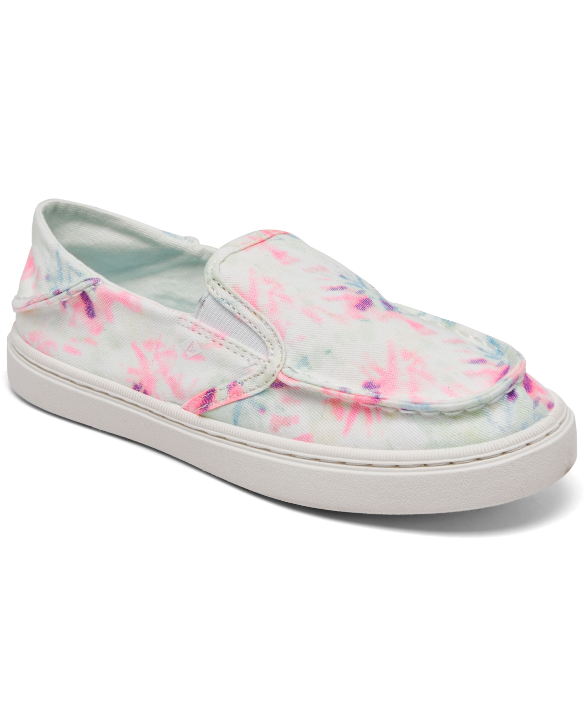 Sperry Little Girls Salty Jr Tie-Dye Washable Slip-On Sneakers from ...