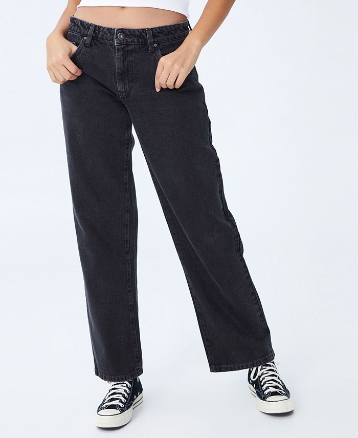 COTTON ON Women's Low Rise Straight Jeans Macy's