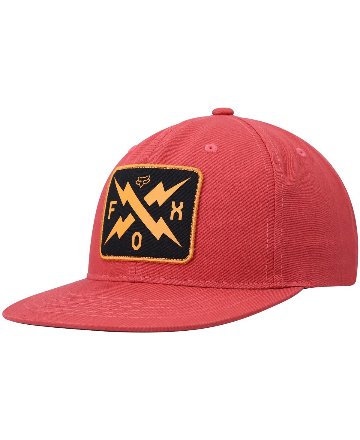Men's Fox Red Calibrated Snapback Hat - Red