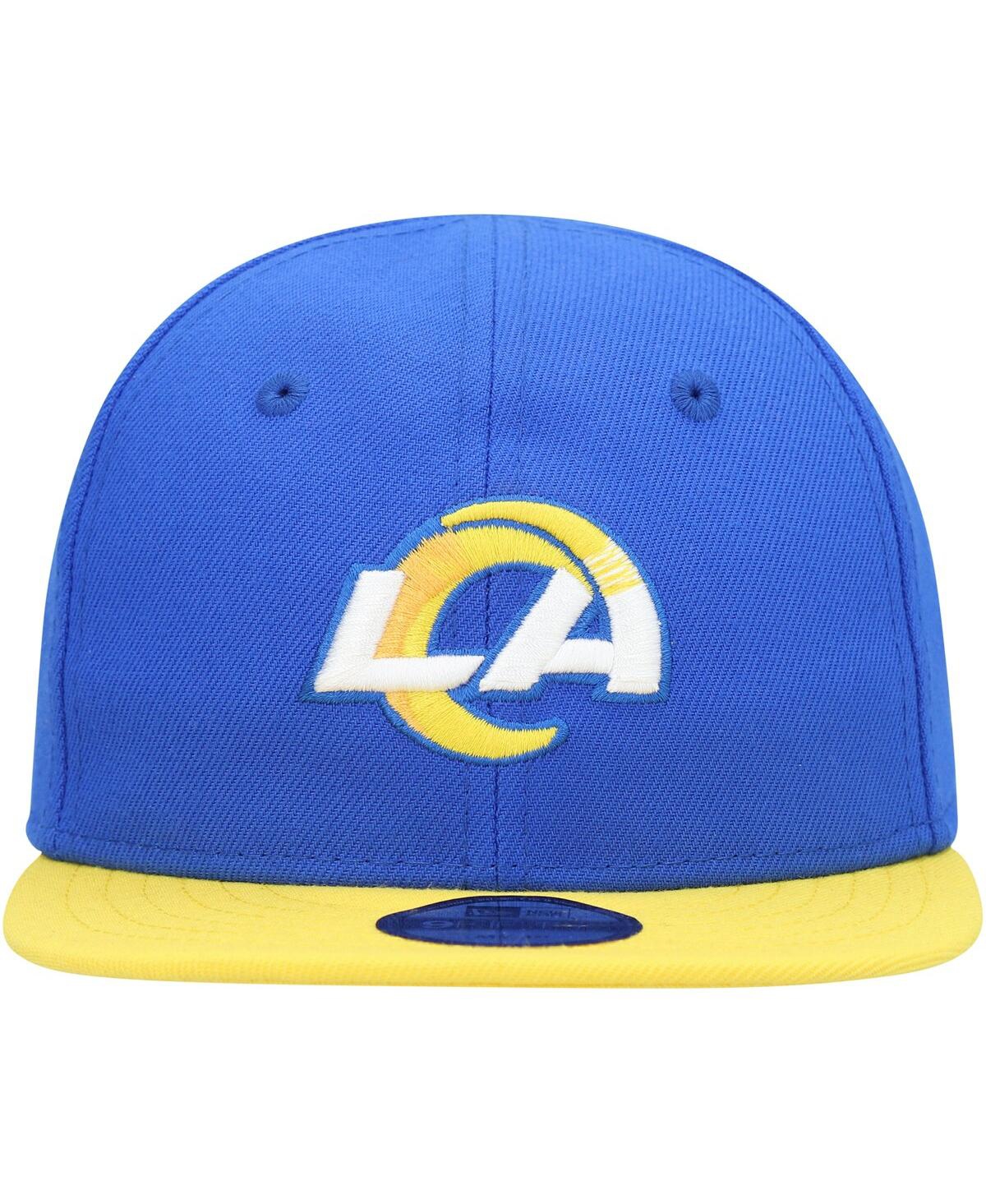 Shop New Era Boys And Girls Infant  Royal, Gold Los Angeles Rams My 1st 9fifty Adjustable Hat