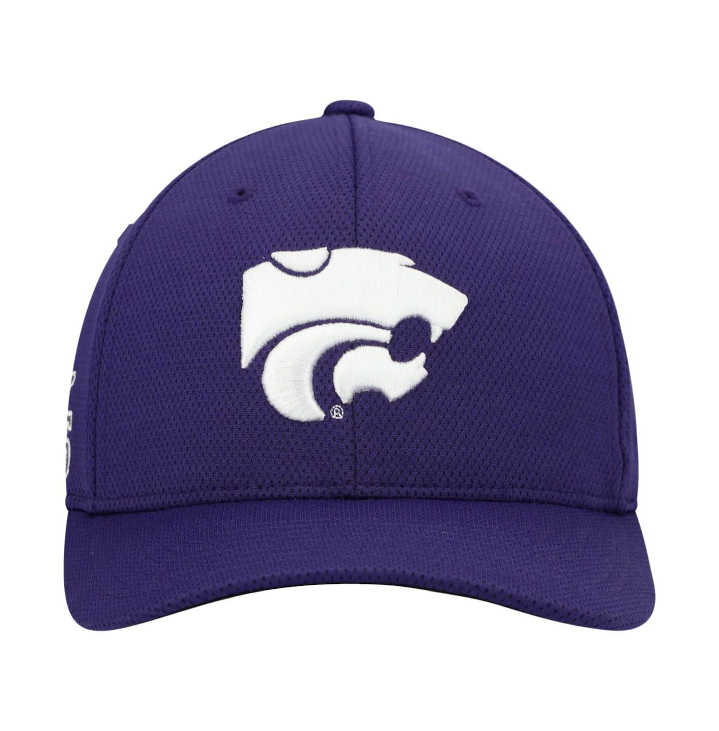 Мужская кепка Top of the World Purple Kansas State Wildcats Reflex Logo Flex Hat — фото 3