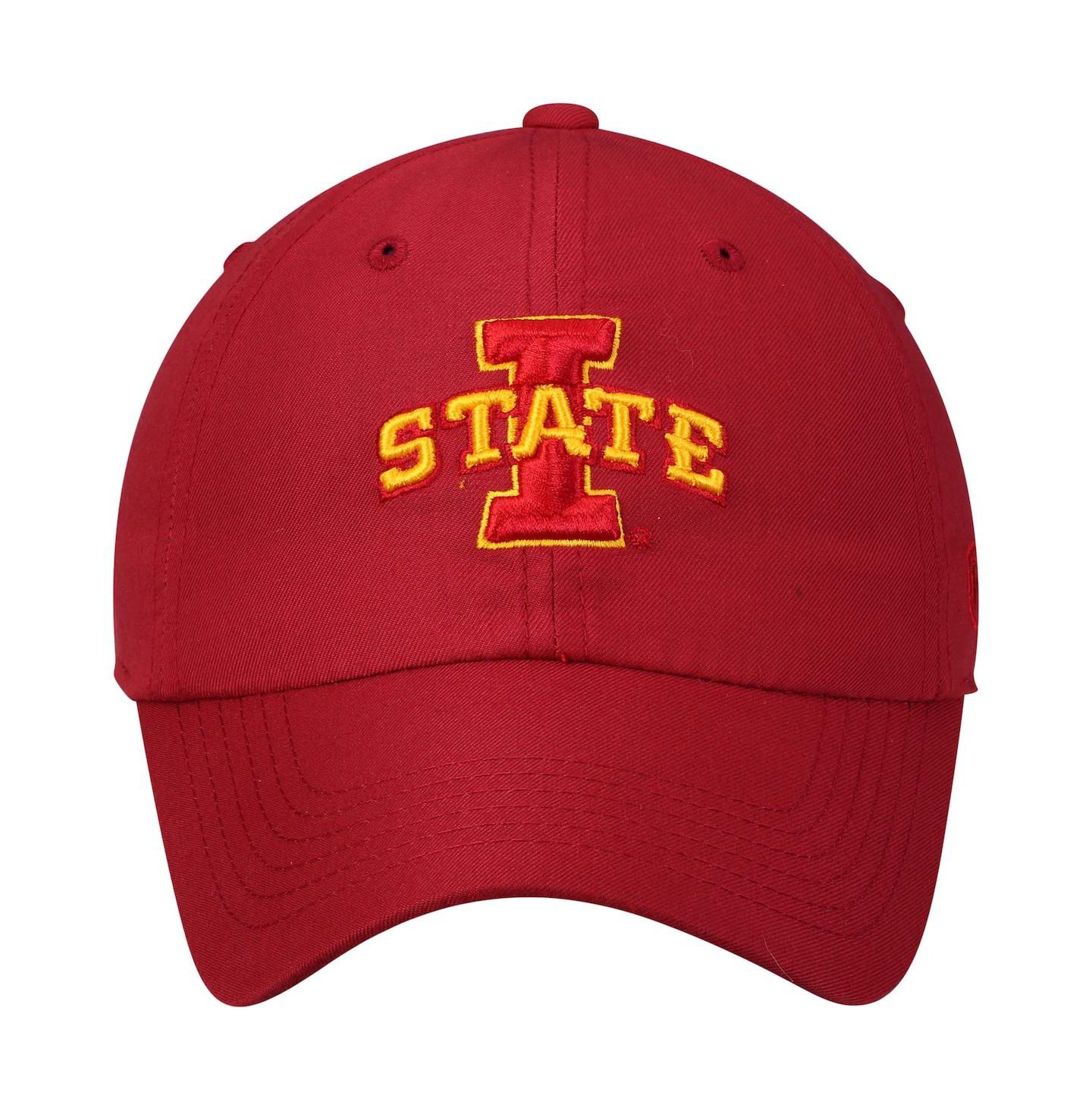 Мужская кепка Top of the World Cardinal Iowa State Cyclones Primary Logo Staple Adjustable Hat — фото 3