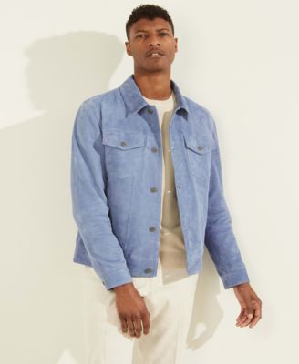 guess mens suede jacket