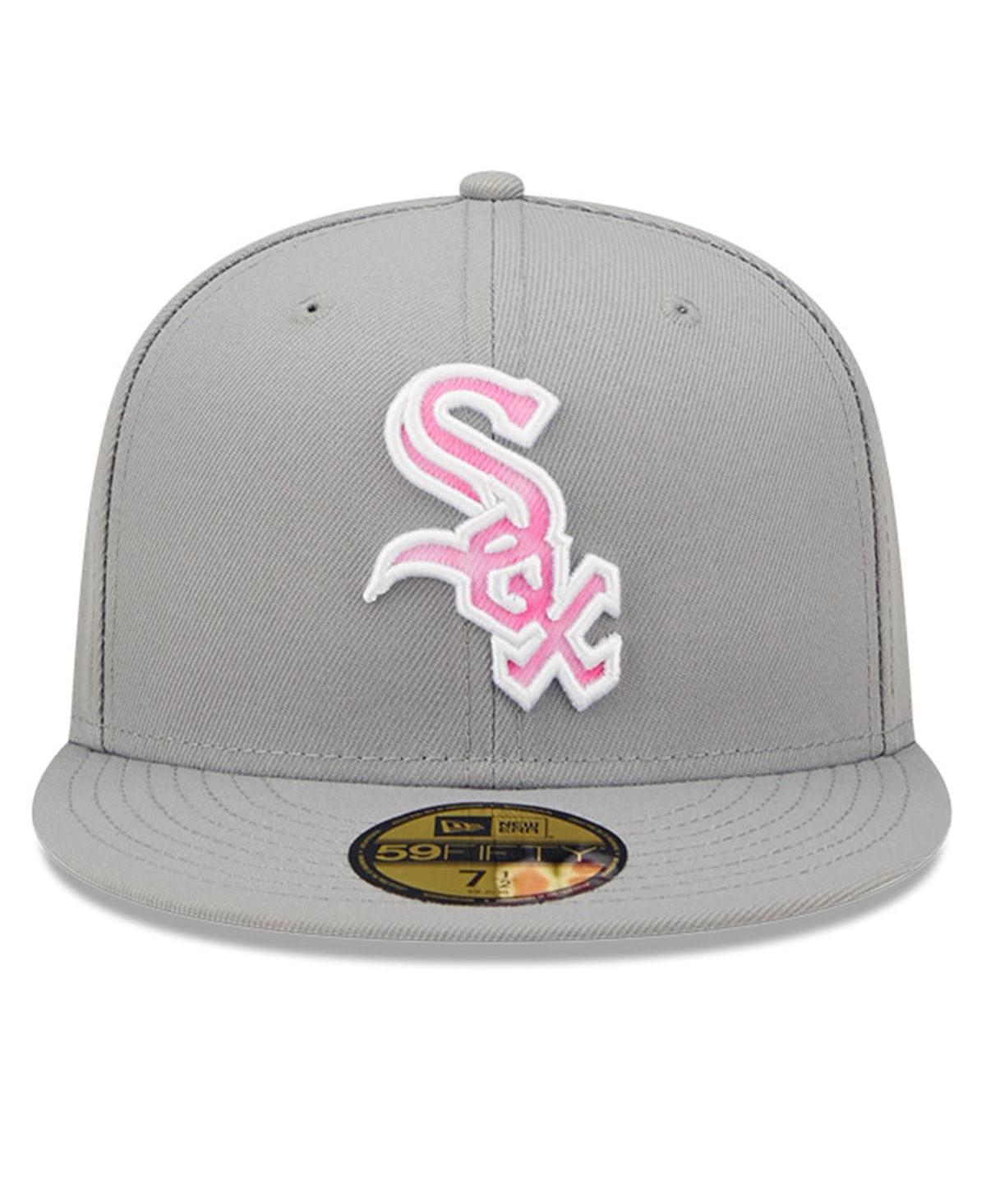 Shop New Era Men's  Gray Chicago White Sox 2022 Mother's Day On-field 59fifty Fitted Hat