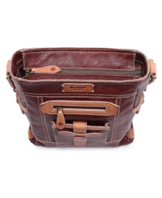 Women's Genuine Leather Leeds Castle Crossbody Bag