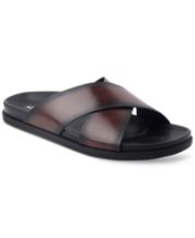 Alfani Brown Mens Sandals Flip Flops Macy s