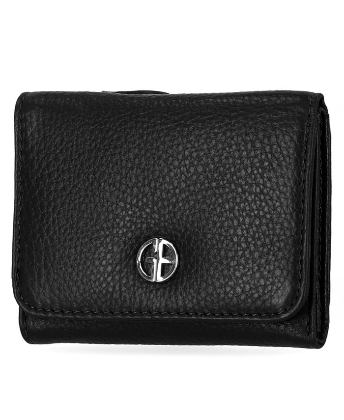 Giani Bernini Softy Leather Trifold Wallet, Created for Macy's ...